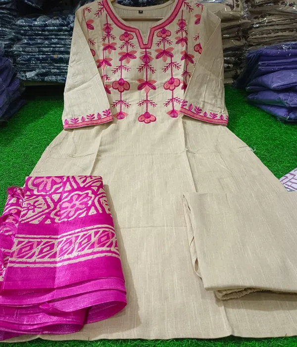 Cotton_Handloom_Kurta_Pant_Set