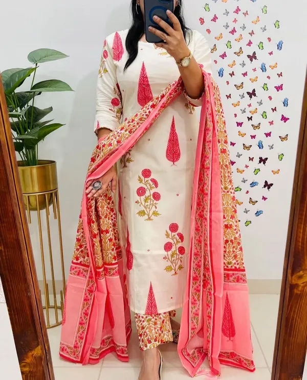 Designer_Jaipuri_Floral_Print_Cotton_Suit