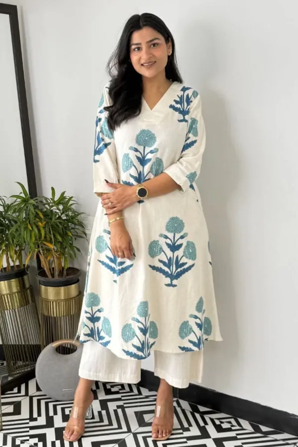 Floral_Cream_Cotton_Co-ord_Set