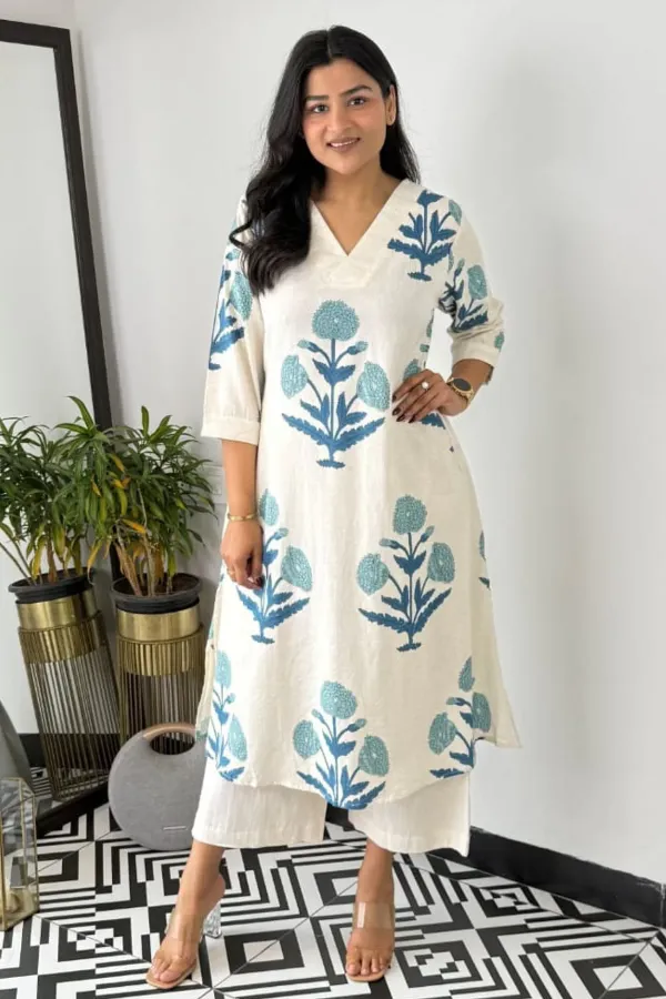 Floral_Cream_Cotton_Co-ord_Set
