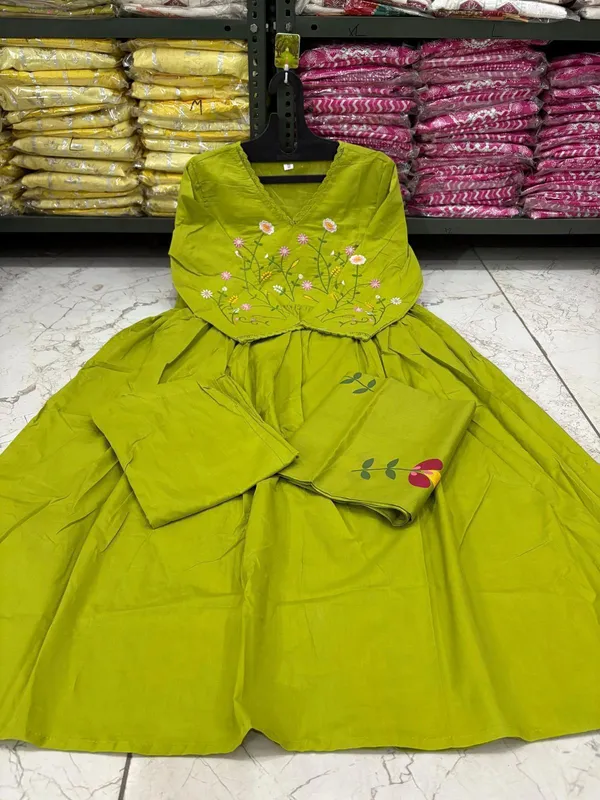 Green_Embroidered_Cotton_Kurta_and_Pant_Set_with_Dupatta