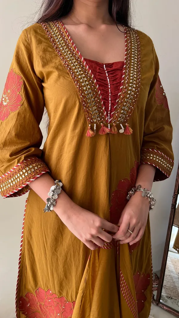Heavy_Embroidered_A-Line_Cotton_Kurti_Set