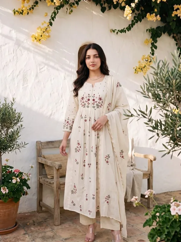 OFF_WHITE_COLOR_ANARKALI_EMBROIDERY__KURTA_PANT_WITH_DUPPATA_SET_