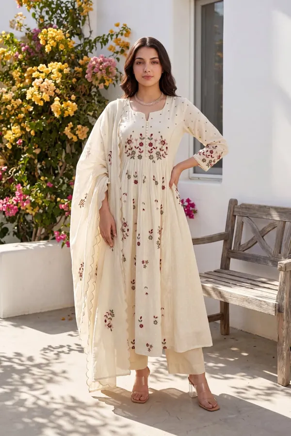 OFF_WHITE_COLOR_ANARKALI_EMBROIDERY__KURTA_PANT_WITH_DUPPATA_SET_
