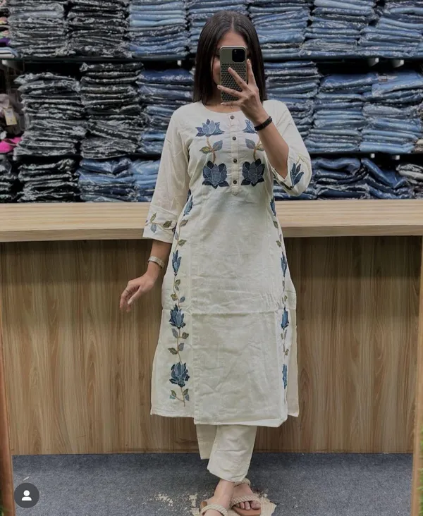 Off_White_Embroidery_Salwar_Kameez_Kurta_Top_Pant