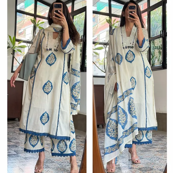 Off_White_Premium_Cotton_Kurta_with_Pant_Set