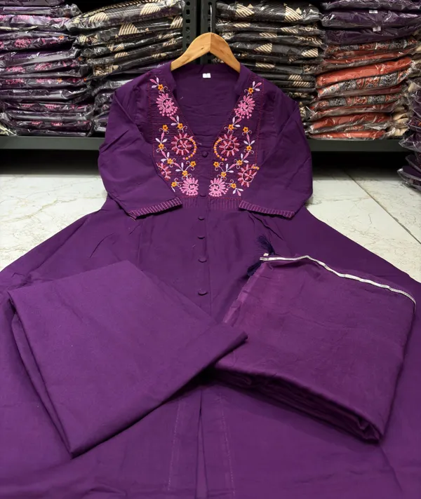 Premium_quality_cotton_embroidery_kurta_set