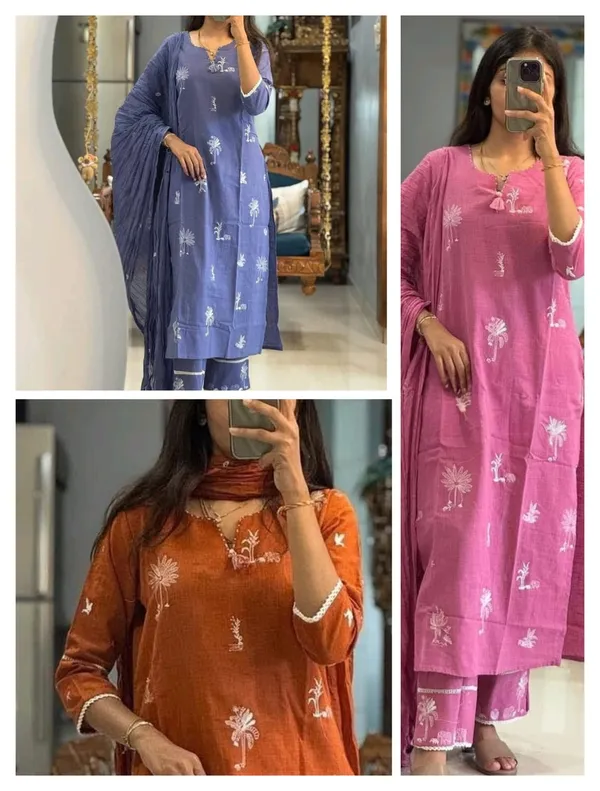 Premium_Pink_Cotton_Slub_3_Pc_Suit