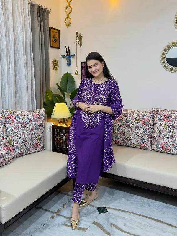 Purple_Color__Bhadhni_Print_Summers_Spacial_Suit_Set