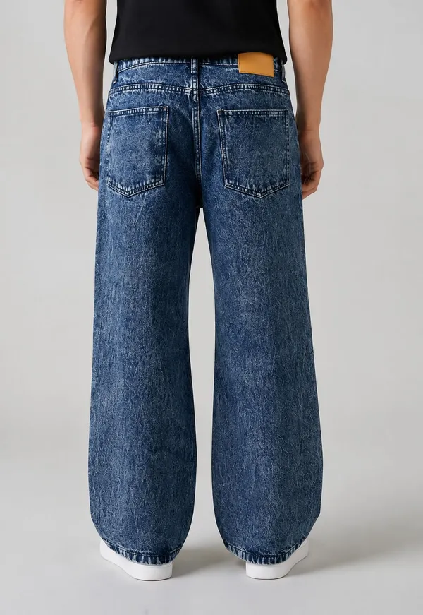 Dark_Blue_Contrast_Panel_Wide-Leg_Jeans