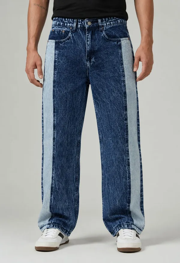Dark_Blue_Contrast_Panel_Wide-Leg_Jeans
