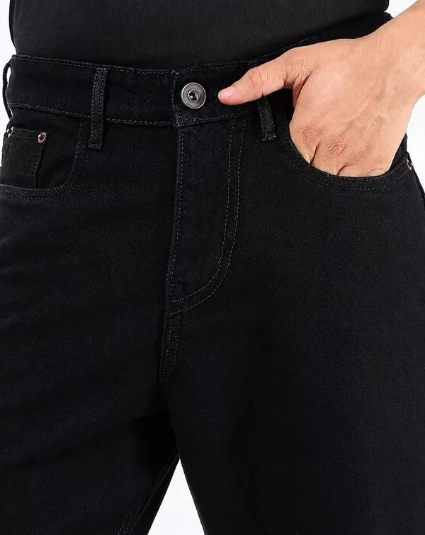 Men’s_Black_Bootcut_Raw-Hem_Jeans