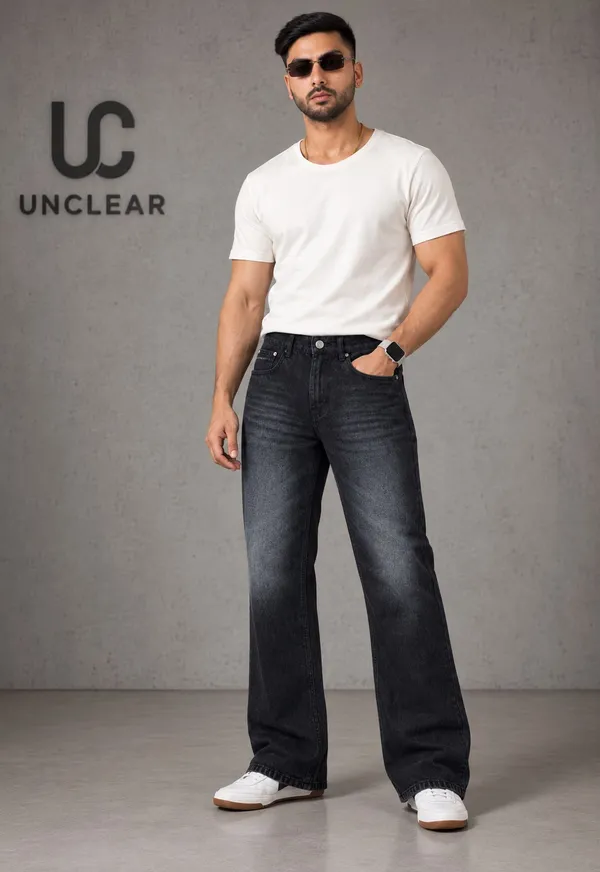 UNCLEAR_RELAXED_BOOTCUT_FIT_DENIM_BLACK-MJ-0048