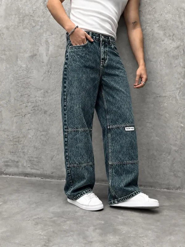 UNCLEAR_RELAXED_FIT_DENIM_PISTA_GREEN
