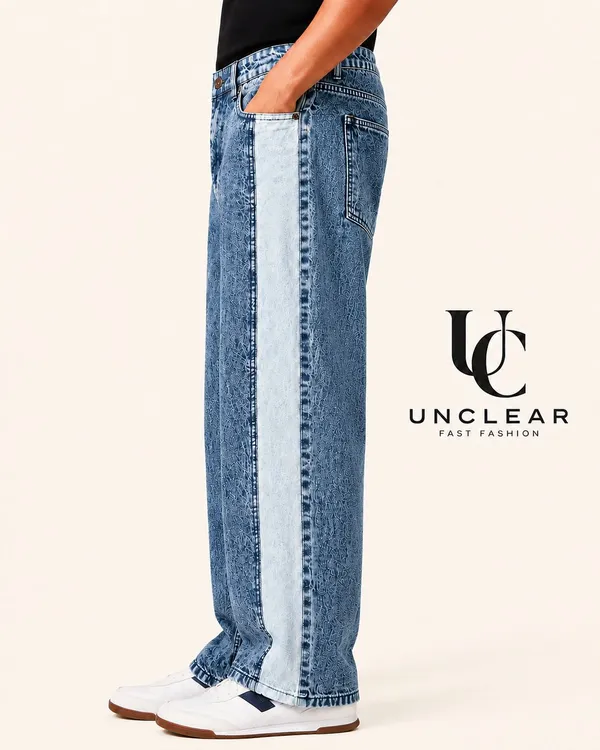 UNCLEAR_Light_Blue_Wide-Leg_Jeans
