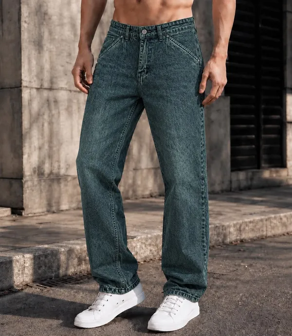 UNCLEAR_RELAXED_FIT_DENIM_PISTA_GREEN-MJ-0100CP