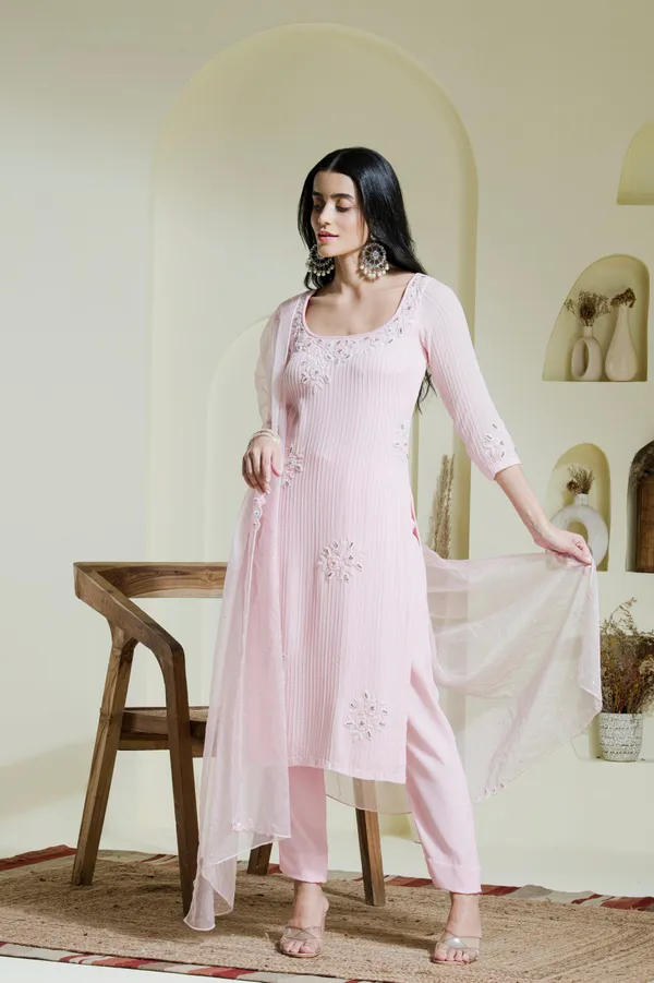 Baby_Pink_Hand_Embroidered_Three_Georgette_Kurta_Set
