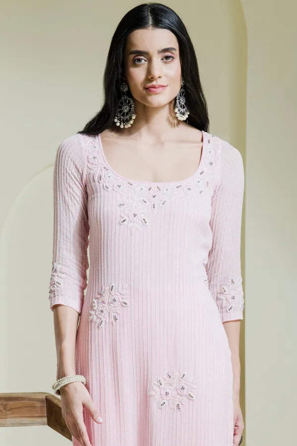 Baby_Pink_Hand_Embroidered_Three_Georgette_Kurta_Set