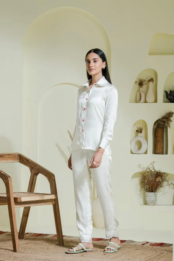 White_Coloured_Hand_Embroidered_Co-Ord_Set