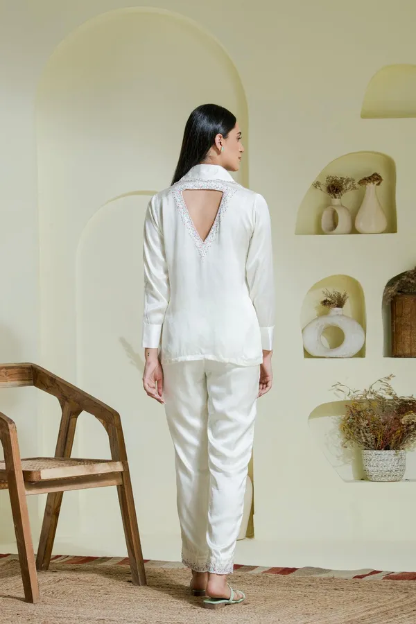 White_Coloured_Hand_Embroidered_Co-Ord_Set