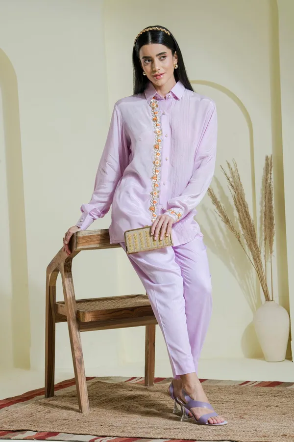 Lilac_Hand_Embroidered_Co-Ord_Set