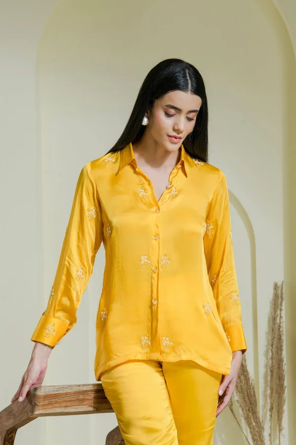 Sunshine_Yellow_Satin_Embroidered_Co-Ord_Set