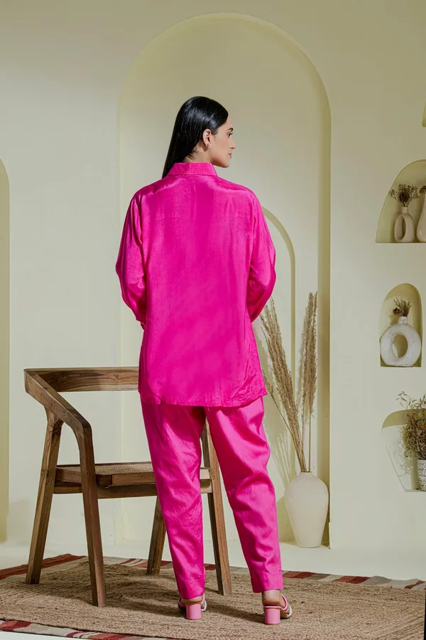 Magenta_Hand_Embroidered_Cotton_Shirt