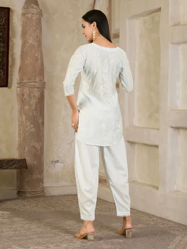 Pastel_Blue_Embroidered_Chanderi_Co-Ord_Set