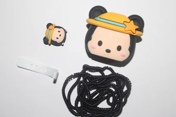 Silicone_Cable_Protector_Mickey_Inspired_Character_Design_Charger_Black_Set_Of_4-_Only_for_Iphone_(18-20_Watt_Charger)