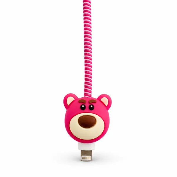 Pink_Bear_Theme_Silicone_Cable_Protector_Set_Of_4-_Only_for_Iphone_(18-20_Watt_Charger)