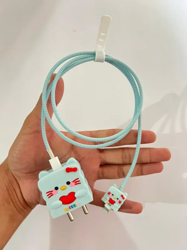Hello_Kitty_Plush_Blue_Soft_Toy_With_Mini_Companion_Set-_Only_for_Iphone_(18-20_Watt_Charger)