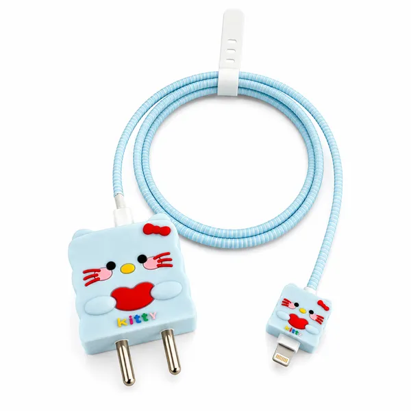 Hello_Kitty_Plush_Blue_Soft_Toy_With_Mini_Companion_Set-_Only_for_Iphone_(18-20_Watt_Charger)