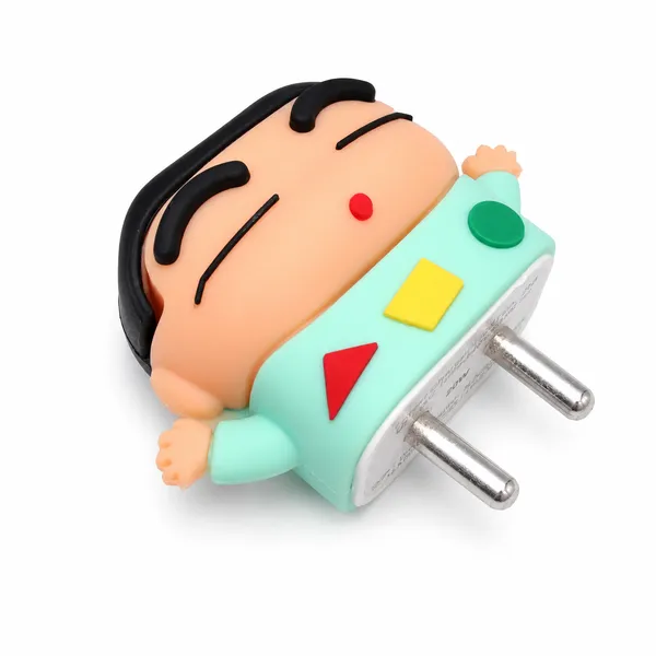 Cartoon_Character_Plastic_Figurine_Mint_Green_Durable_Finish-_Only_for_Iphone_(18-20_Watt_Charger)