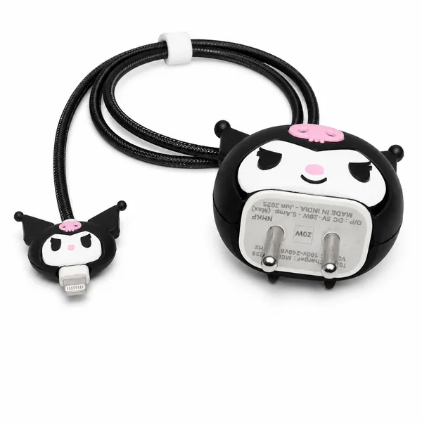 Black_Cat_Skull_Character_Silicone_Cable_Protector_Set_Of_4-_Only_for_Iphone_(18-20_Watt_Charger)