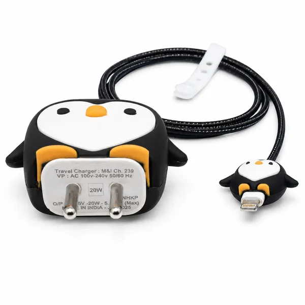 Penguin_Heart_Face_Plush_Toy_Set_Of_2_Sizes-_Only_for_Iphone_(18-20_Watt_Charger)