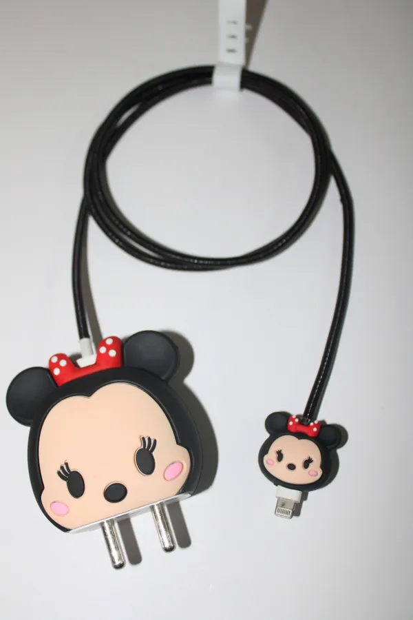 Minnie_Mouse_Tsum_Tsum_Silicone_Cable_Protector_Set_Of_4-_Only_for_Iphone_(18-20_Watt_Charger)