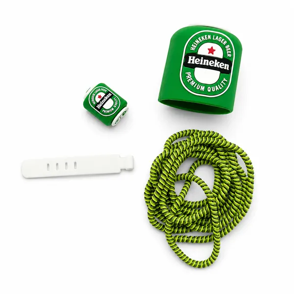 Heineken_Silicone_Charger_Cable_Protector_Set_Of_4_Green-_Only_for_Iphone_(18-20_Watt_Charger)