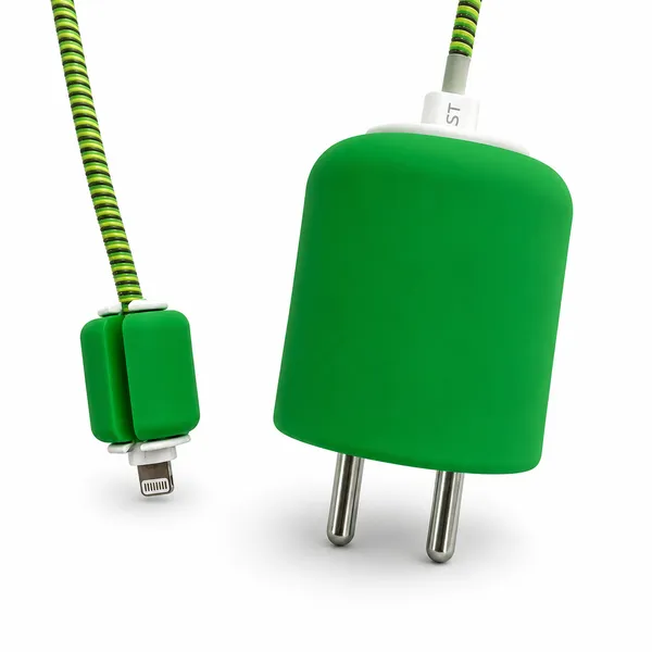 Heineken_Silicone_Charger_Cable_Protector_Set_Of_4_Green-_Only_for_Iphone_(18-20_Watt_Charger)