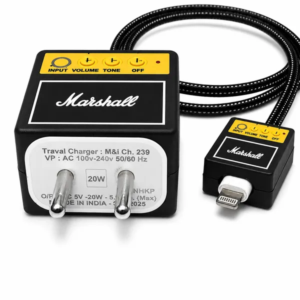 Marshall_Amp_Silicone_Charger_Cable_Protector_Set_Of_4_Black-_Only_for_Iphone_(18-20_Watt_Charger)