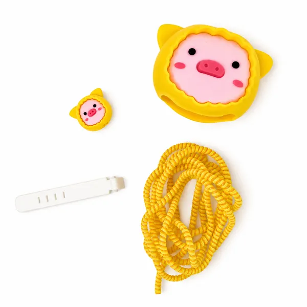 Lion_Plush_Pillow_With_Mini_Keychain_And_Coiled_Wristband_Set-_Only_for_Iphone_(18-20_Watt_Charger)