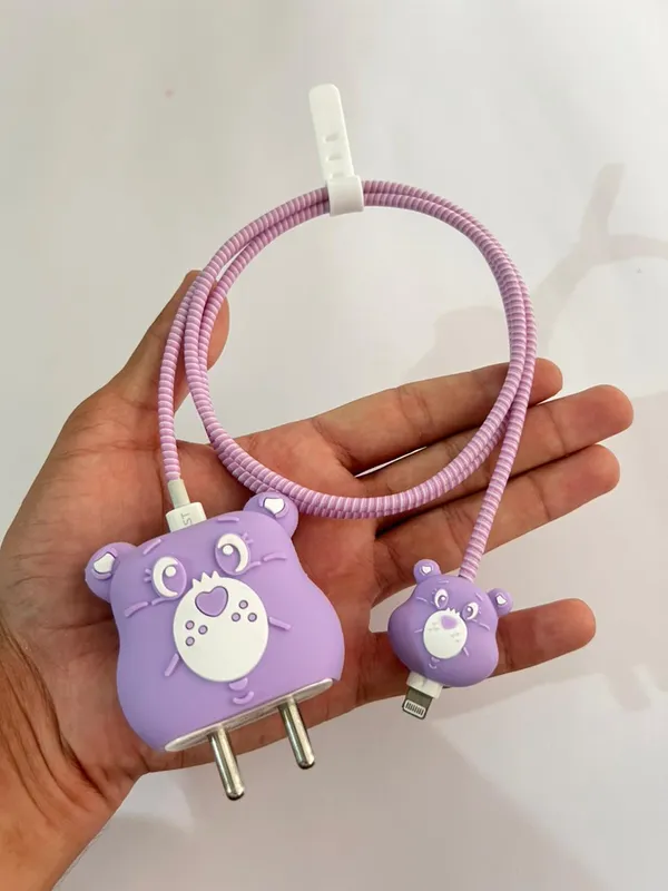 Bear_Plush_Toy_Set_With_Heart_Ear_Accents_2_Sizes-_Only_for_Iphone_(18-20_Watt_Charger)