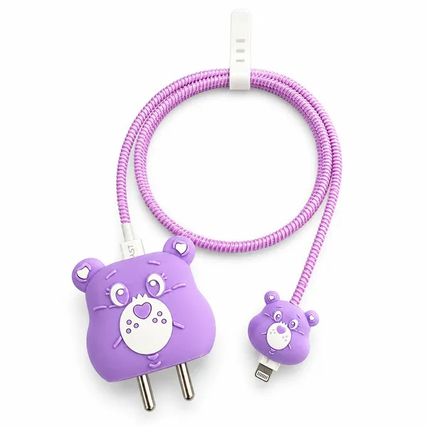 Bear_Plush_Toy_Set_With_Heart_Ear_Accents_2_Sizes-_Only_for_Iphone_(18-20_Watt_Charger)
