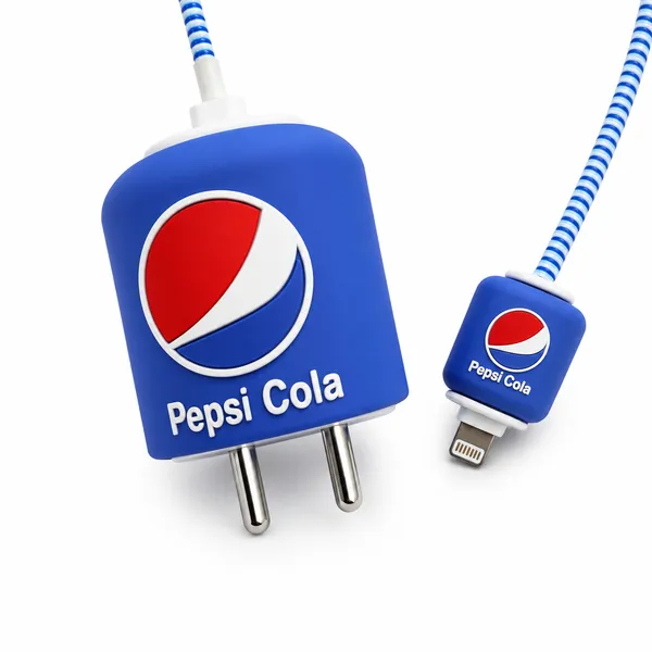 Silicone_Cable_Protector_Pepsi_Can_Design_Charger_Blue_Set_Of_4-_Only_for_Iphone_(18-20_Watt_Charger)