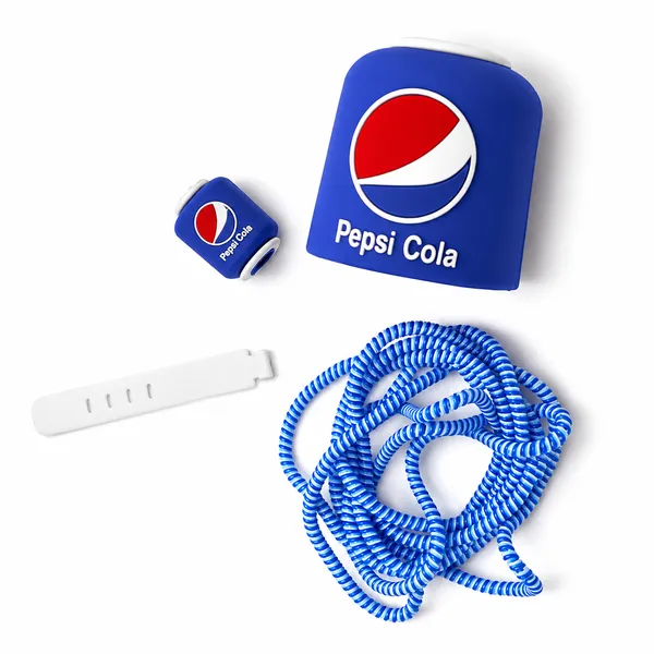 Silicone_Cable_Protector_Pepsi_Can_Design_Charger_Blue_Set_Of_4-_Only_for_Iphone_(18-20_Watt_Charger)