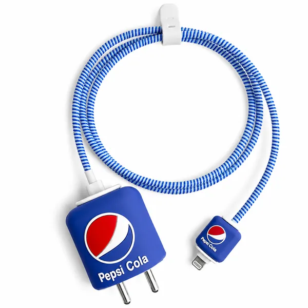 Silicone_Cable_Protector_Pepsi_Can_Design_Charger_Blue_Set_Of_4-_Only_for_Iphone_(18-20_Watt_Charger)