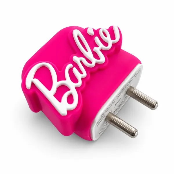 Barbie_Logo_Silicone_Spiral_Charger_Cable_Protector_Set_Of_4-_Only_for_Iphone_(18-20_Watt_Charger)