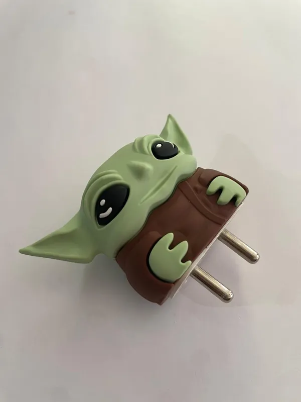 Green_Character_Silicone_Cable_Protector_Set_Of_4-_Only_for_Iphone_(18-20_Watt_Charger)