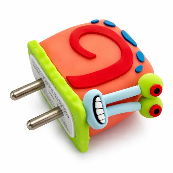 Pink_Gary_The_Snail_Silicone_Cable_Protector_Set_Of_4-_Only_for_Iphone_(18-20_Watt_Charger)
