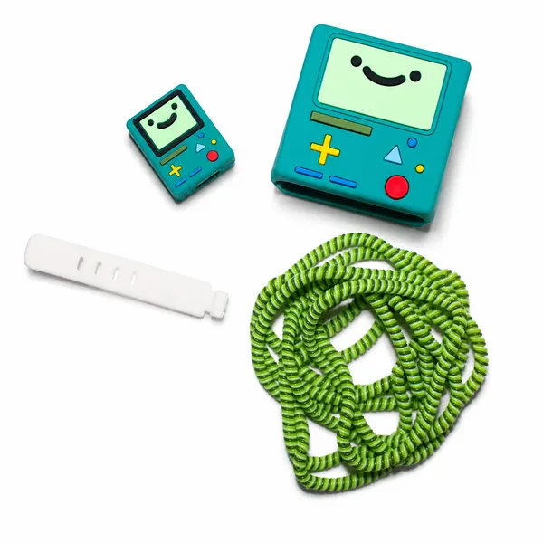 Green_Retro_Camera_Silicone_Cable_Protector_Set_Of_4-_Only_for_Iphone_(18-20_Watt_Charger)