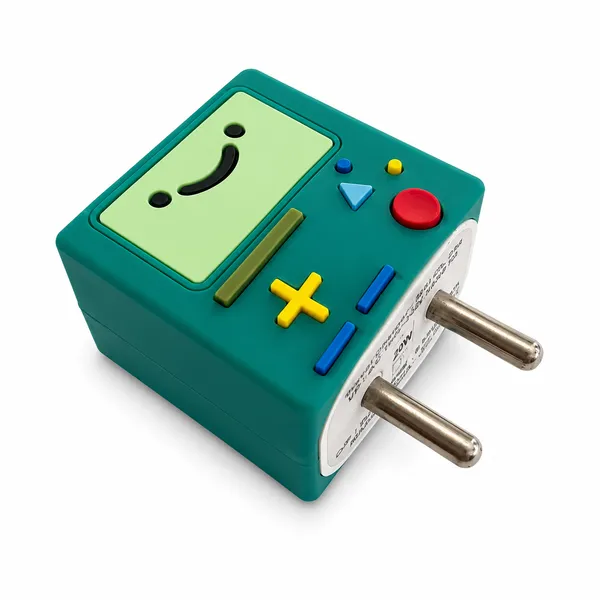 Green_Retro_Camera_Silicone_Cable_Protector_Set_Of_4-_Only_for_Iphone_(18-20_Watt_Charger)